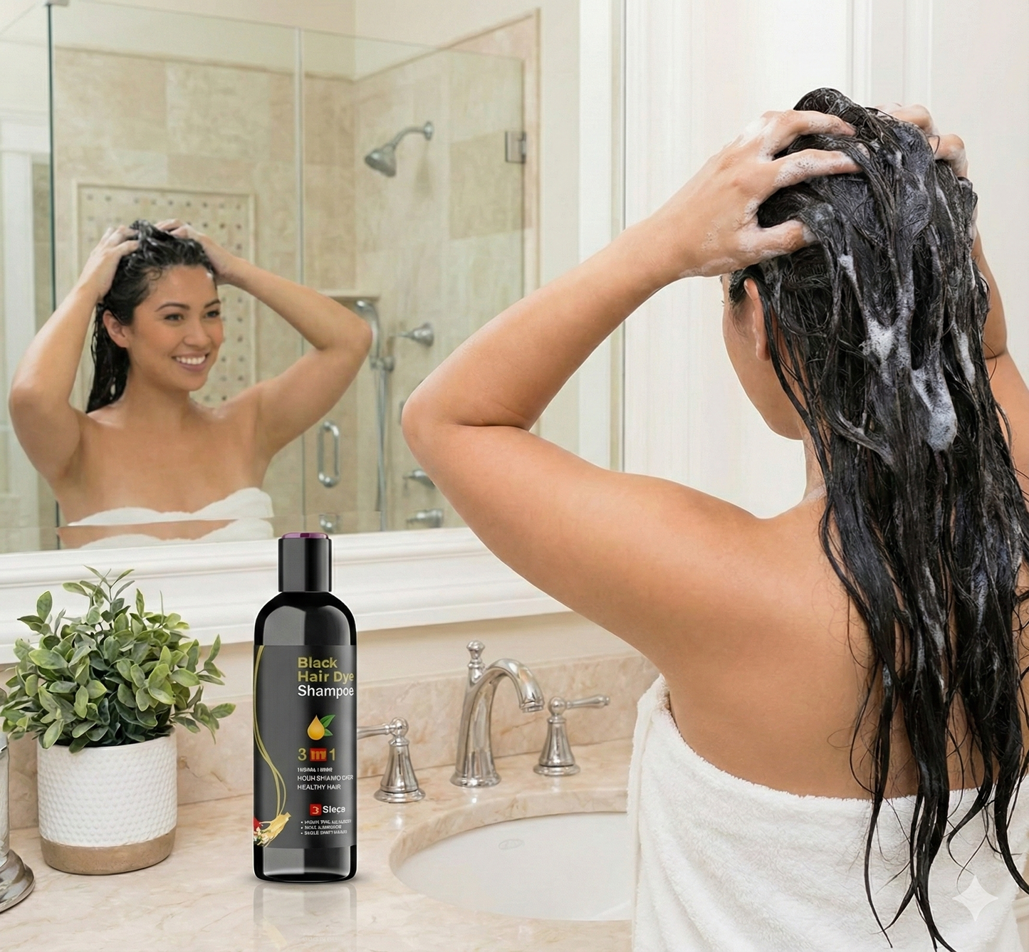 BLOSDREAM Black Hair Shampoo 3 in 1-100ml