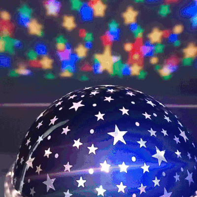 Rotating Home Decoration Color Changing Lamp