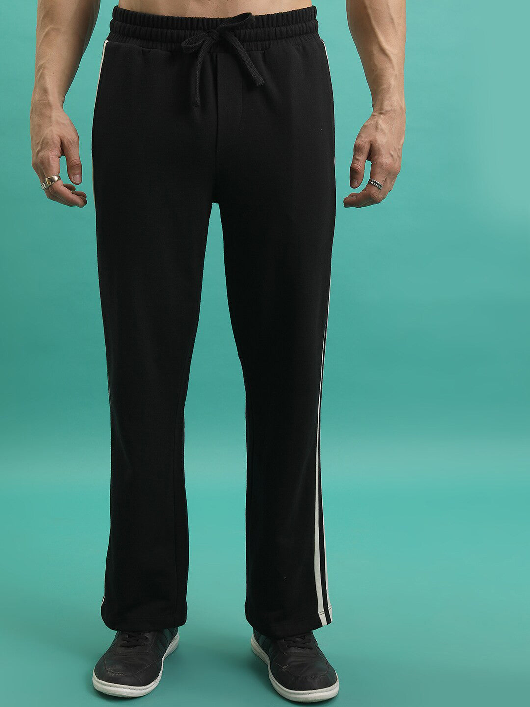 Men Relaxed Fit Track Pants