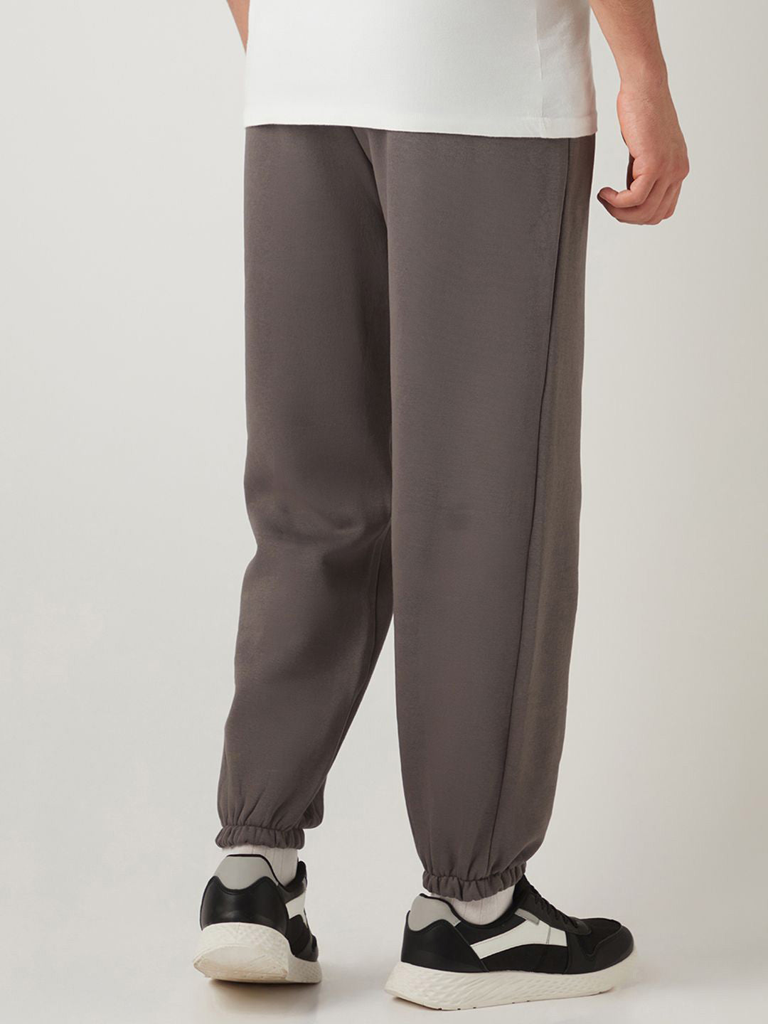 Men's Charcoal Grey Oversized Joggers